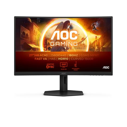 AOC G4 CQ27G4X Monitor PC 68,6 cm (27) 2560 x 1440 Pixel Quad HD LCD Nero