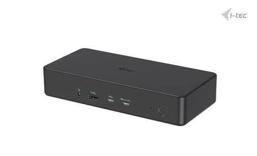 i-tec CADUAL4KDOCKPD2 replicatore di porte e docking station per laptop Cablato USB 3.2 Gen 1 (3.1 Gen 1) Type-C Nero