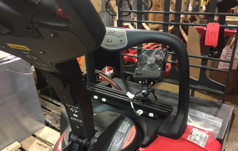 Gamber-Johnson 7110-1226 kit di fissaggio Nero Alluminio