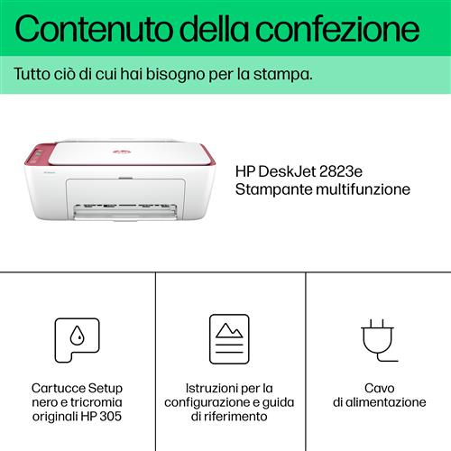 HP DeskJet 2823e All-in-One Printer Getto termico d'inchiostro A4 4800 x 1200 DPI 7,5 ppm Wi-Fi