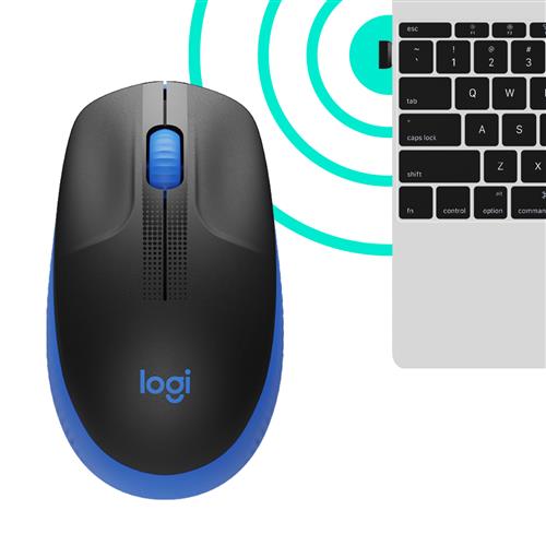 Logitech M190 mouse Ufficio Ambidestro RF Wireless Ottico 1000 DPI