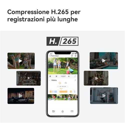 Imou Cell GO Full Color 2K (3MP) Telecamera Wi-Fi Esterno/Interno Batteria Senza Fili, ilevamento PIR/Umano, Visione Notturna a Colori, Audio Bidirezionale con Voce Personalizzata, IP65