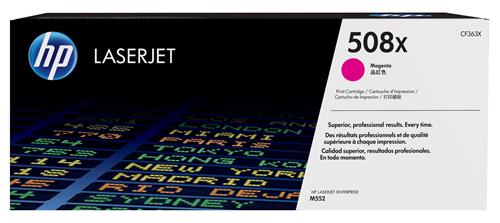 HP 508X High Yield Magenta Original LaserJet Toner Cartridge cartuccia toner 1 pz