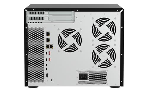 16-BAY QUTS HERO NAS (12 X 3.5IN SATA + 4 X U.2 NVME SLOTS)