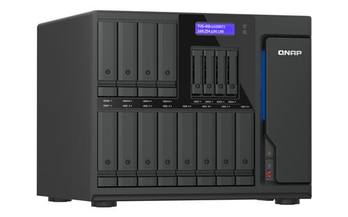 16-BAY QUTS HERO NAS (12 X 3.5IN SATA + 4 X U.2 NVME SLOTS)