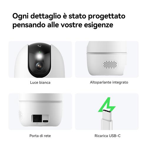 Imou A1 Pro 2K Telecamera di sicurezza IP Interno 2304 x 1296 Pixel Scrivania