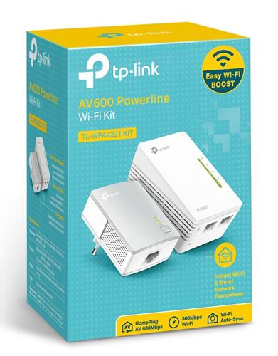 AV600 POWERLINE WI-FI KIT TL-PA4010+TL-WPA4220