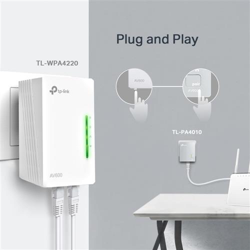 AV600 POWERLINE WI-FI KIT TL-PA4010+TL-WPA4220