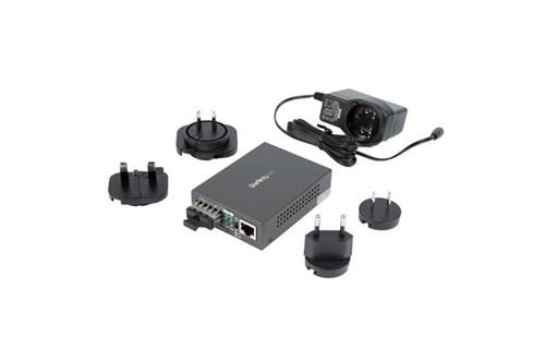 StarTech.com MCMGBSCMM055 convertitore multimediale di rete 1000 Mbit/s 850 nm Modalità multipla Nero