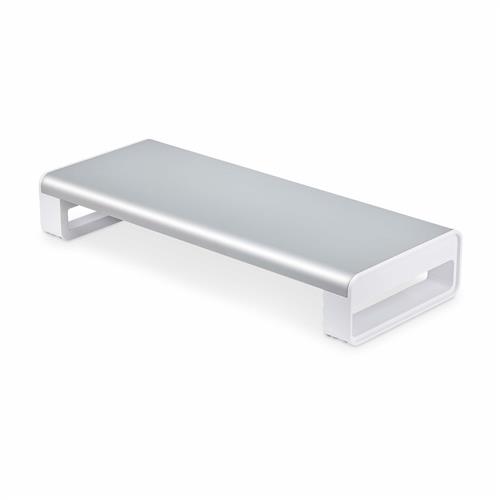 StarTech.com 1MFSW-MONITOR-RISER Supporti a parete per TV Argento