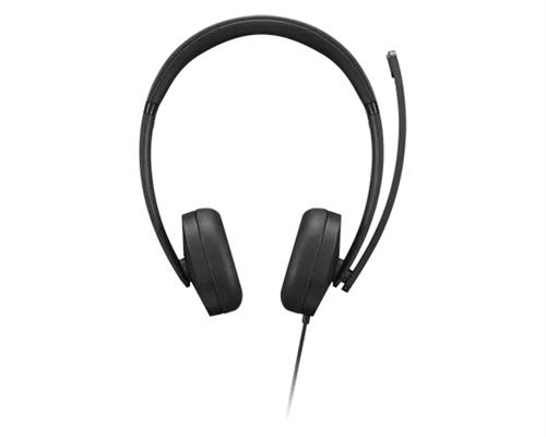 Lenovo 4XD1P83425 cuffia e auricolare Cablato A Padiglione Musica e Chiamate USB tipo A Nero