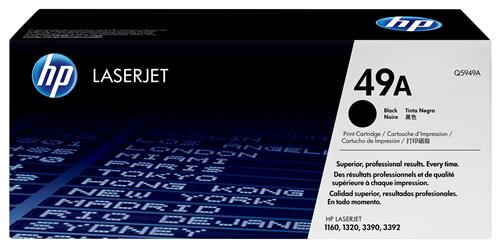 HP 49A Black Original LaserJet Toner Cartridge cartuccia toner 1 pz