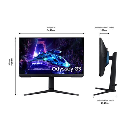 Samsung G30D Monitor PC 61 cm (24) 1920 x 1080 Pixel LCD Nero