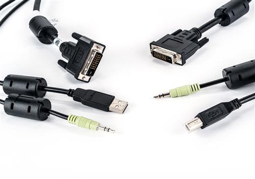 6FT CABLE SET WITH 1 DVI 1 SC4UAD SC400 SC500 SWITCHES