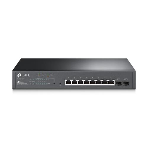 TP-Link JetStream TL-SG2210MP switch di rete Gestito L2/L2+ Gigabit Ethernet (10/100/1000) Supporto Power over Ethernet (PoE) 1U Nero