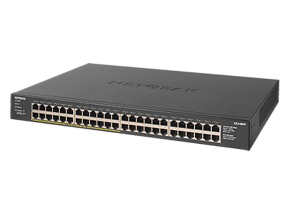 NETGEAR GS348PP Non gestito Gigabit Ethernet (10/100/1000) Supporto Power over Ethernet (PoE) Nero
