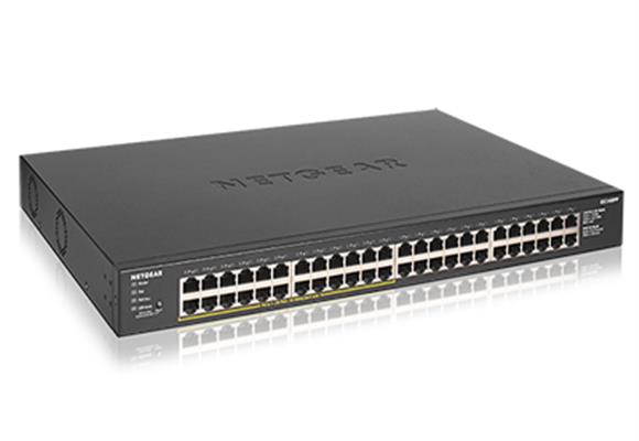 NETGEAR GS348PP Non gestito Gigabit Ethernet (10/100/1000) Supporto Power over Ethernet (PoE) Nero