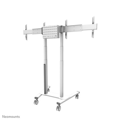 Neomounts ADM-875WH2 accessorio per carrello multimediale Bianco Acciaio Barra di supporto