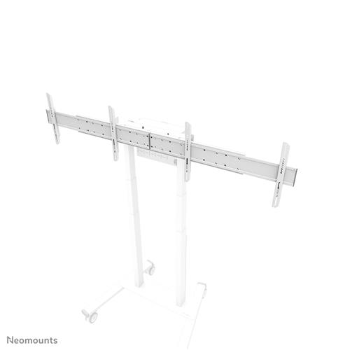 Neomounts ADM-875WH2 accessorio per carrello multimediale Bianco Acciaio Barra di supporto