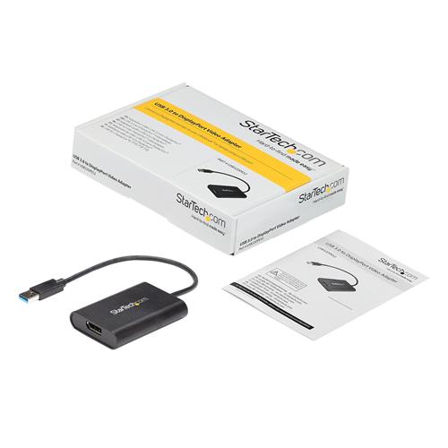 StarTech.com USB32DPES2 adattatore grafico USB 3840 x 2160 Pixel Nero