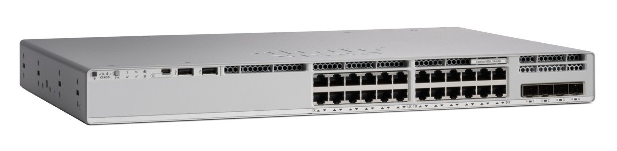 Cisco C9200L-24PXG-2Y-E switch di rete Gestito L3 Supporto Power over Ethernet (PoE) Grigio