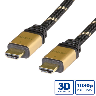 ITB RO11.04.5508 cavo HDMI 15 m HDMI tipo A (Standard) Nero, Oro
