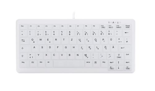 CHERRY AK-C4110 tastiera Medico USB QWERTZ Tedesco Bianco
