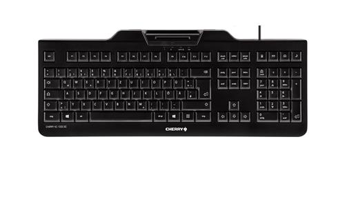 CHERRY KC 1000 SC tastiera Universale USB QWERTY Inglese UK Nero