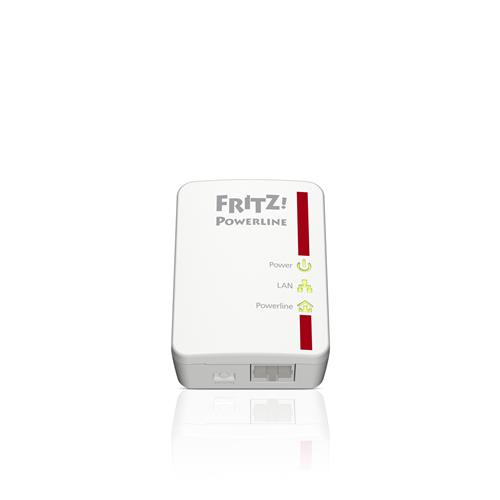 FRITZ!Powerline 510E Set International 500 Mbit/s Collegamento ethernet LAN Bianco 2 pz