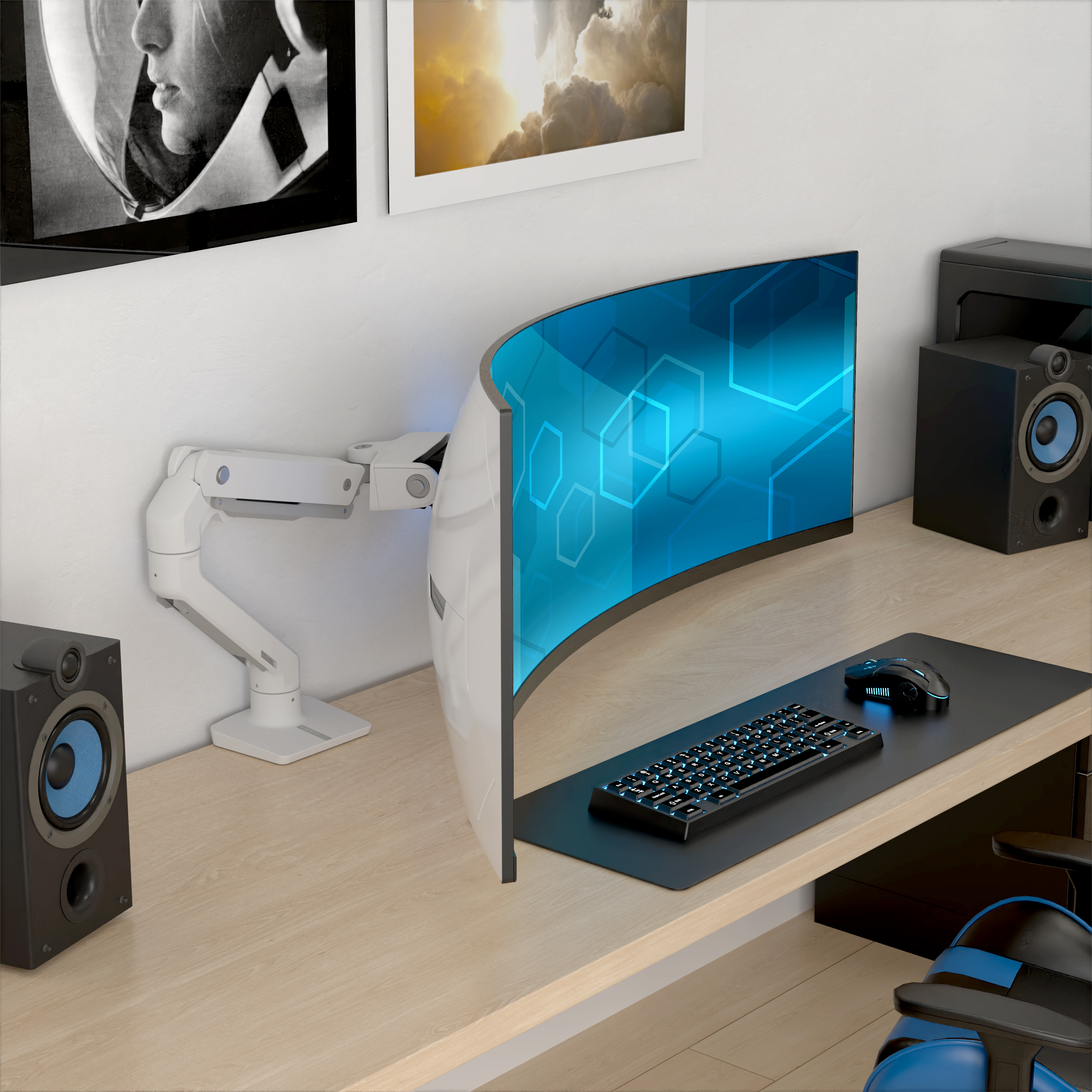 Ergotron HX Series HX ARM WITH VERY HEAVY DUTY PIVOT WALL 144,8 cm (57