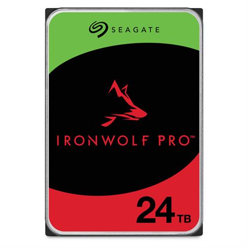 Seagate IronWolf Pro ST24000NT002 disco rigido interno 24 TB 7200 Giri/min 512 MB 3.5 Serial ATA III