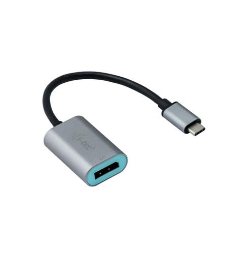 i-tec Metal C31METALDP60HZ cavo e adattatore video 0,15 m USB tipo-C Grigio, Turchese