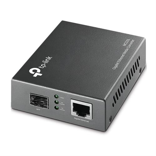 TP-Link MC220L convertitore multimediale di rete 1000 Mbit/s Modalità multipla, Modalità singola Nero