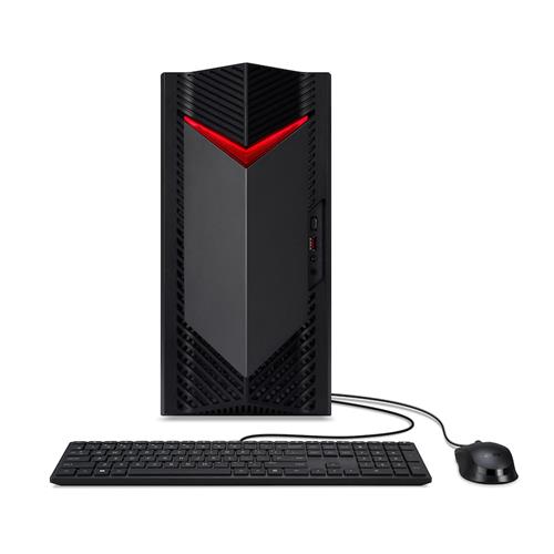 Acer NITRO 50 N50-656 Intel Core i7 i7-14700F 16 GB DDR5-SDRAM 1,02 TB SSD NVIDIA GeForce RTX 4060 Windows 11 Home Tower PC Nero
