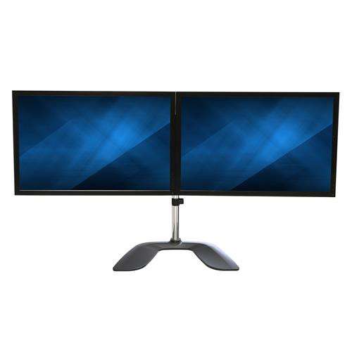 StarTech.com ARMDUALSS Supporti a parete per TV 81,3 cm (32) Scrivania Nero, Argento