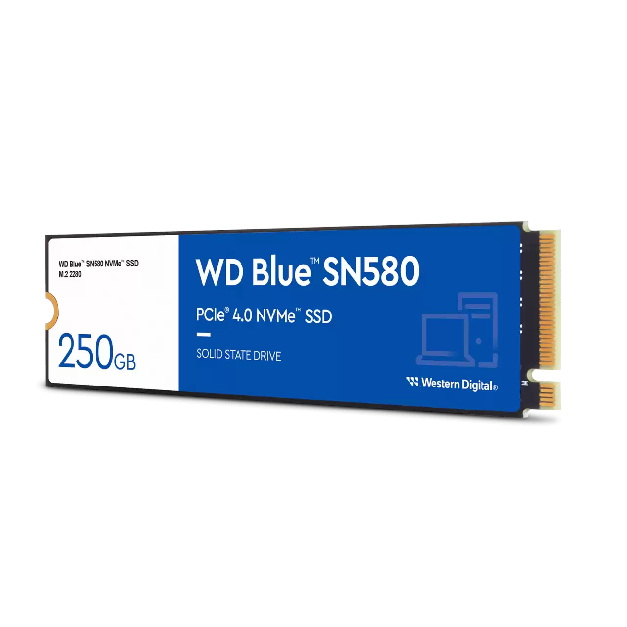 Western Digital Blue SN580 250 GB M.2 PCI Express 4.0 NVMe TLC