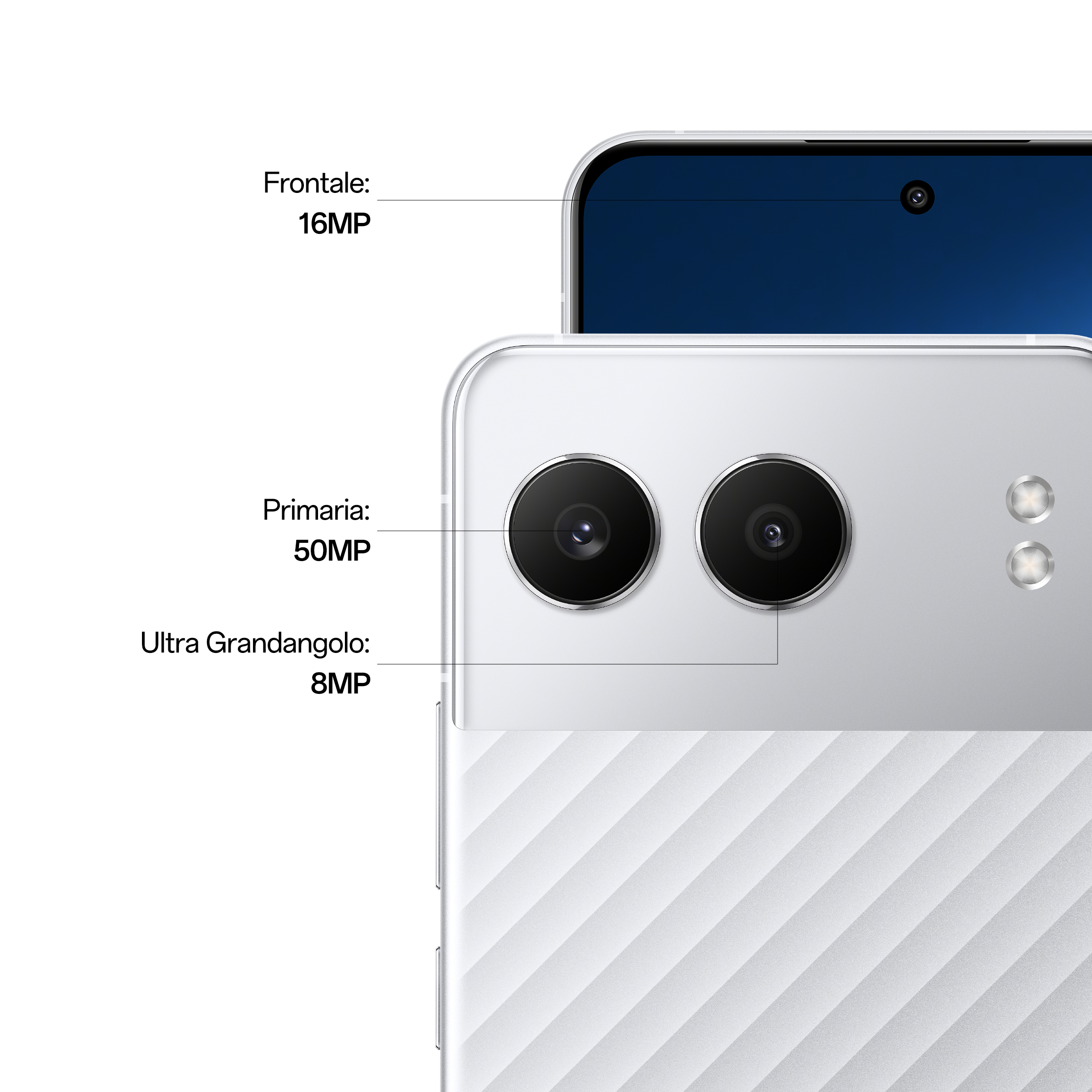 OnePlus Nord Nord4 Smartphone, Doppia fotocamera 50+8MP, Selfie 16MP, Display 6.74” 120HZ AMOLED FHD+, 5500mAh, RAM 16GB(Esp4GB/8GB/12GB)+ROM 512GB, [Versione Italia], Mercurial Silver