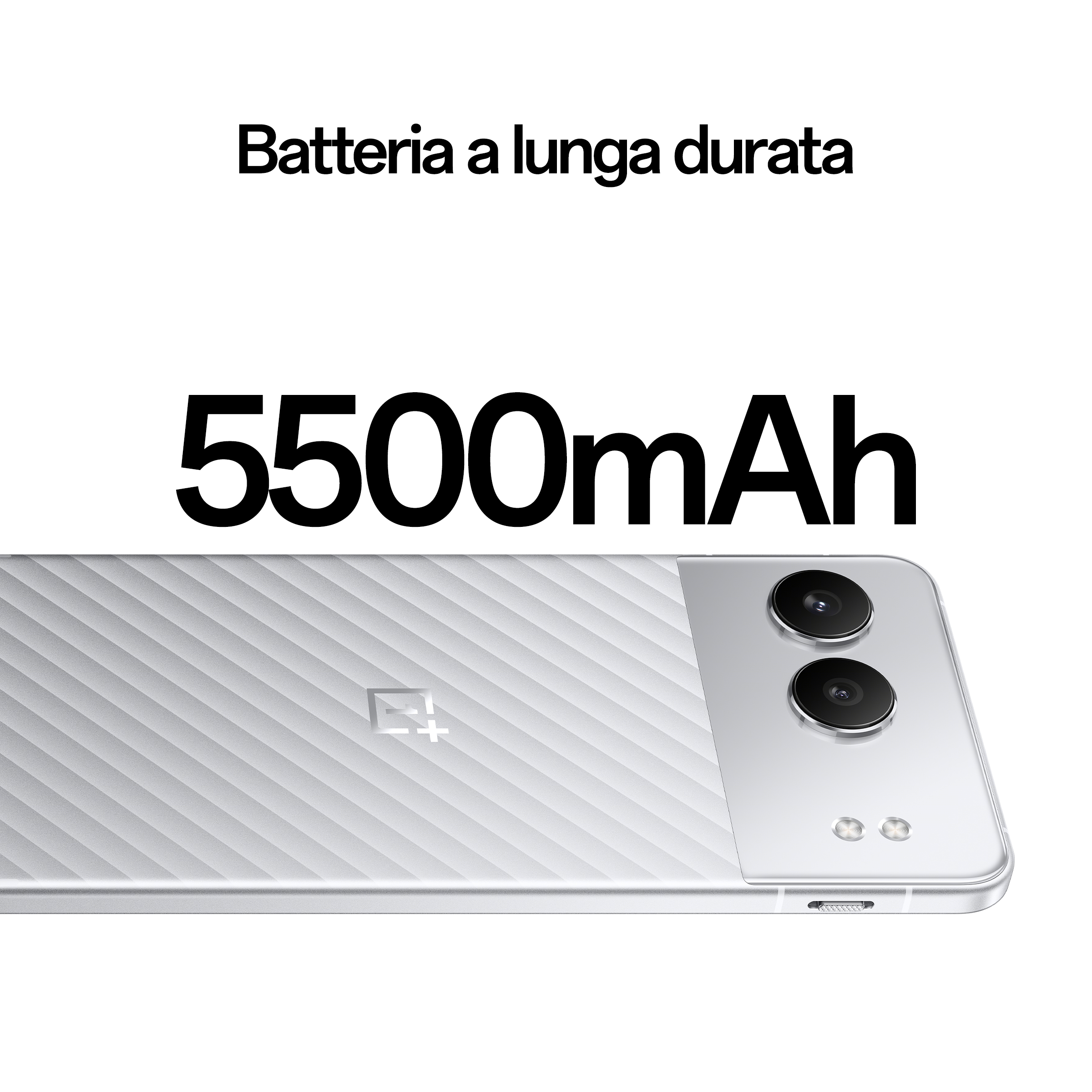 OnePlus Nord Nord4 Smartphone, Doppia fotocamera 50+8MP, Selfie 16MP, Display 6.74” 120HZ AMOLED FHD+, 5500mAh, RAM 16GB(Esp4GB/8GB/12GB)+ROM 512GB, [Versione Italia], Mercurial Silver