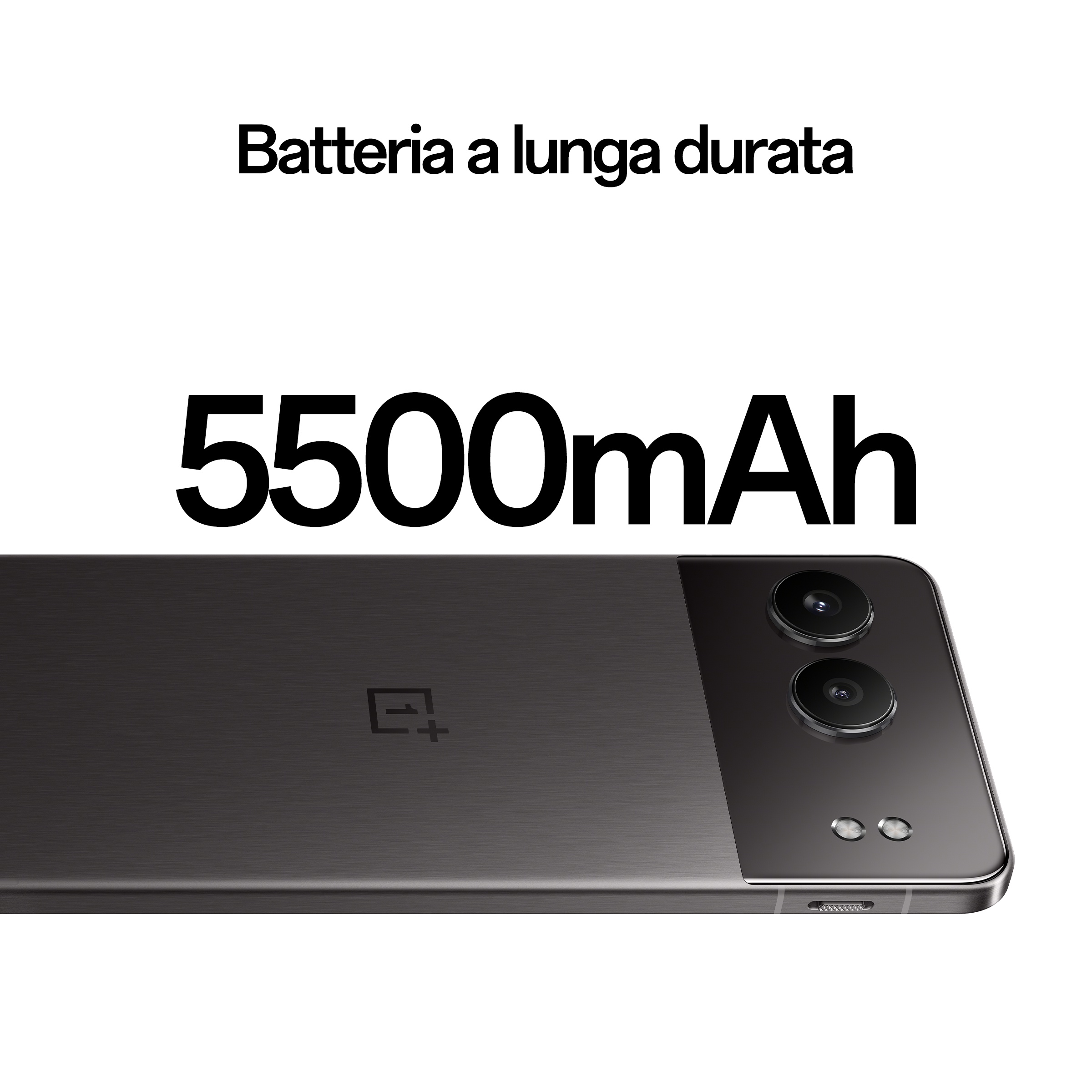 OnePlus Nord Nord4 Smartphone, Doppia fotocamera 50+8MP, Selfie 16MP, Display 6.74” 120HZ AMOLED FHD+, 5500mAh, RAM 16GB(Esp4GB/8GB/12GB)+ROM 512GB, [Versione Italia], Obsidian Midnight