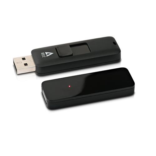 V7 VF22GAR-3E unità flash USB 2 GB USB tipo A 2.0 Nero