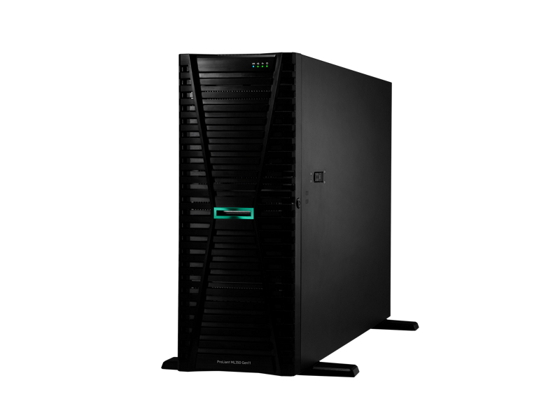 HPE ProLiant ML350 Gen11 4416+ 2.0GHz 20-core 1P 32GB-R MR408i-o 8SFF 1000W RPS Server