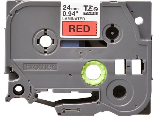 Brother TZE-451 nastro per etichettatrice Nero su rosso TZ