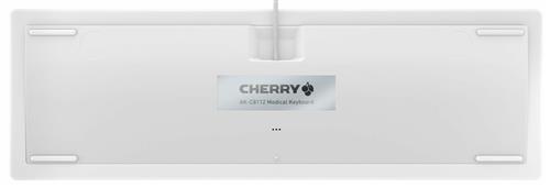 CHERRY AK-C8112 tastiera Medico USB QWERTY Inglese Bianco