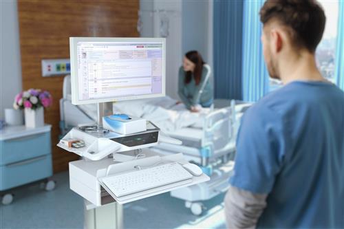 CHERRY AK-C8112 tastiera Medico USB QWERTY Inglese Bianco