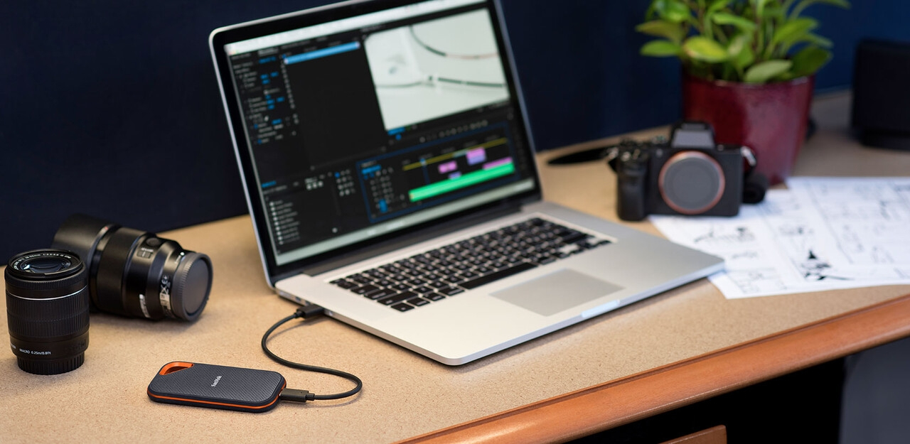 SanDisk Extreme PRO Portable 2 TB USB tipo-C 3.2 Gen 2 (3.1 Gen 2) Nero