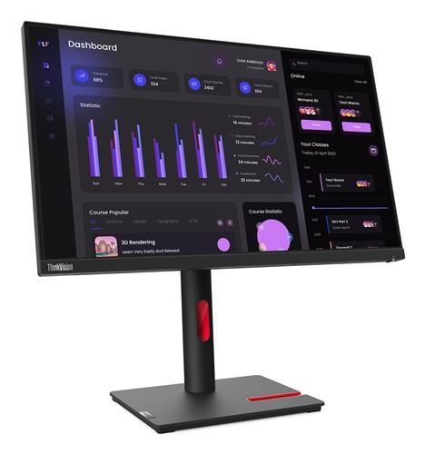Lenovo ThinkVision T24i-30 LED display 60,5 cm (23.8) 1920 x 1080 Pixel Full HD Nero