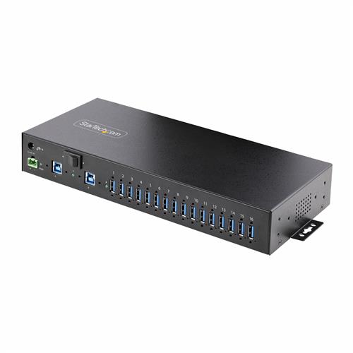 StarTech.com S5G16AINDS-USB-A-HUB hub di interfaccia 2 x USB 3.2 Gen 1 (3.1 Gen 1) Type-B 5000 Mbit/s Nero