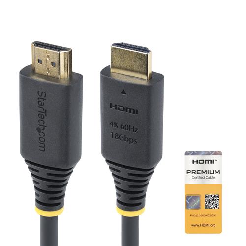 StarTech.com HDMI2-CABLE-4K60-1M cavo HDMI HDMI tipo A (Standard) Nero