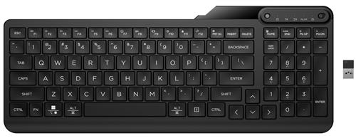 HP 475 Dual-Mode Wireless Keyboard tastiera Universale RF senza fili + Bluetooth Nero