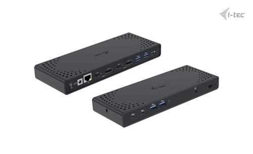 i-tec CADUA4KDOCKPDL2 replicatore di porte e docking station per laptop Cablato USB 3.2 Gen 1 (3.1 Gen 1) Type-C Nero